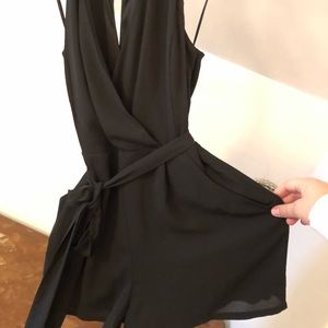 Black Express Romper